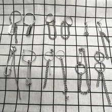 KPOP DNA корейский V новые женские модные ювелирные изделия модные геометрические длинные серьги-гвоздики с кисточками для женщин Brincos серьги для мужчин