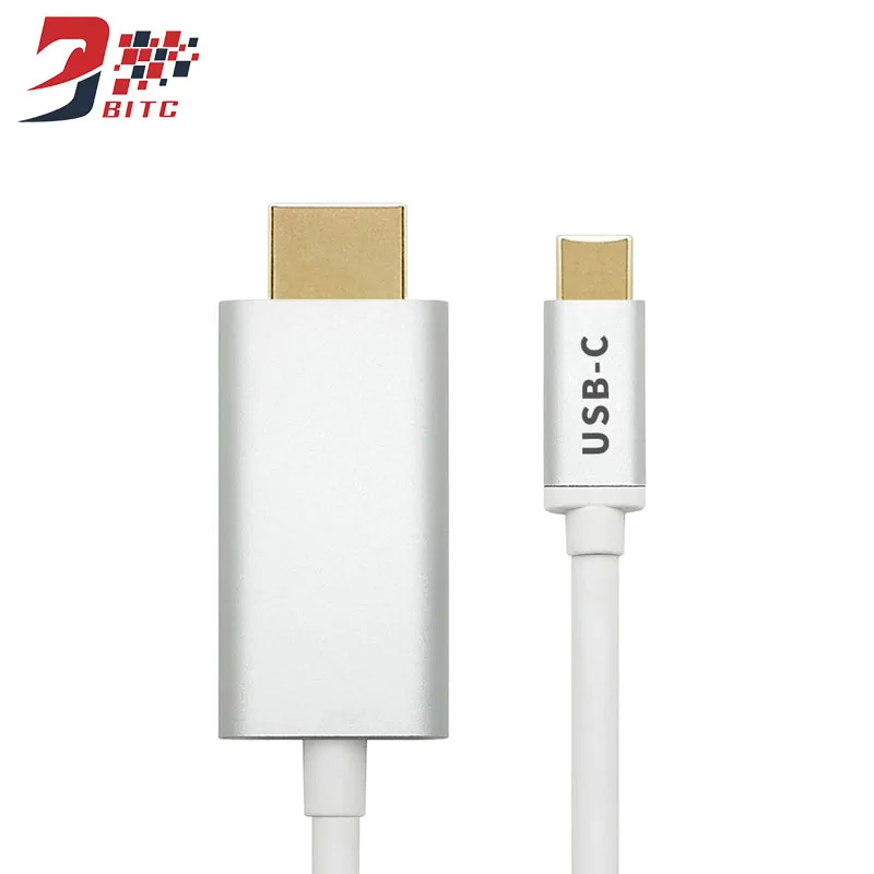 SZBITC USB C to HDMI Cable Type C HDMI Adapter M/M 4K 60Hz Converter 1.8m for MacBook Samsung Galaxy S8+ N102 SZBITC USB C to HDMI Cable Type C HDMI Adapter M/M 4K 60Hz Converter 1.8m for MacBook Samsung Galaxy S8+ N102