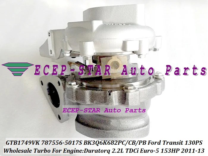 GT1749V 787556-5017S 787556-5016S 1717628 BK3Q6K682PC BK3Q6K682CB Turbo For Ford Transit 130PS Duratorq TDCi 2.2L 2011-13  (3)