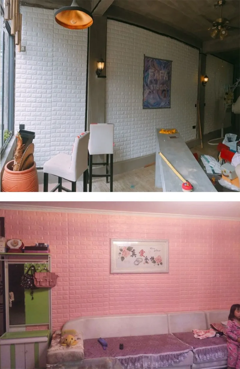 3D стерео плитки наклейки анти-наклейки против столкновения ПВХ наклейки на стену DIY Кухня Ванная комната дома Наклейка на стену винил скандинавский домашний декор