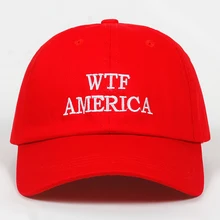 High Quality Letter WTF AMERICA dad hat Cotton% Baseball Cap For Men Women Hip Hop Snapback golf Cap hats Bone Garros new