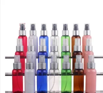 

2017 New 200pcs/lot 50ml spray bottle sprayer small spray bottle with anodized aluminum pump Refillable Portable Mini bottle
