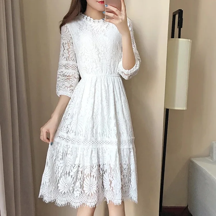 

Mama Love Maternity Clothes Lace Maternity Dresses Nursing Dress pregnant dress pregnancy clothes for Pregnant Women