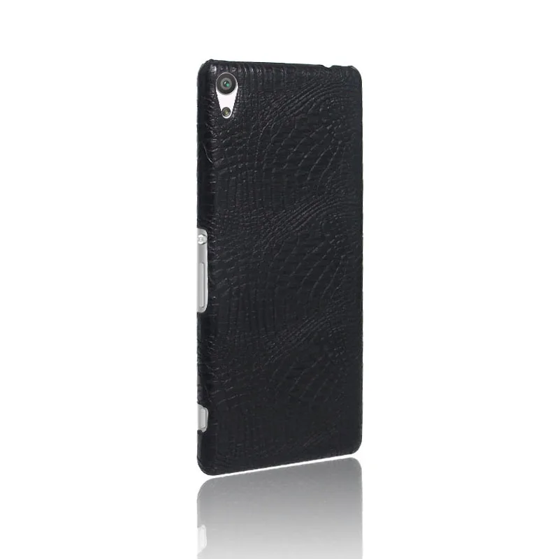 Для Sony Xperia M4 Aqua Case Роскошные Крокодиловой Кожи Задней Стороны Обложки телефон Fundas