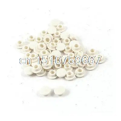 

55 Pcs Round Shaped Tactile Button Caps Protector White for 6x6mm Tact Switch