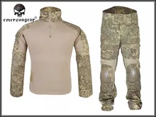 Emerson Gen2 Tactical Suit Combat Set Shirt& Pants With Elbow knee Pads Water Repellent Training Uniform Airsoft Tactical Gear