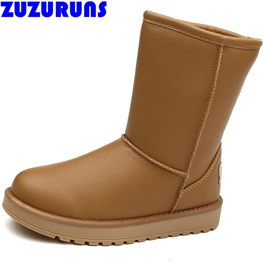 

fashion women winter warm short plush boots women waterproof ultra light flat boots ladies girls students shoes botas mujer 168h