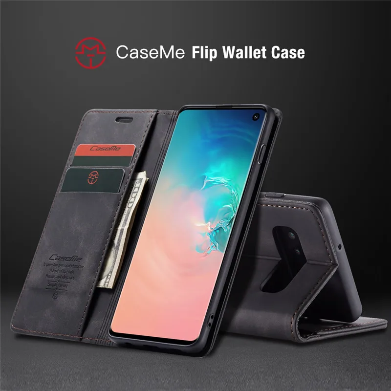 Ретро Флип кожаный чехол для samsung Galaxy S10 S10e S9 S8 Plus S7 Edge/A20/A30/A40/A50/A70 Чехол-бумажник для iPhone 11 Pro XS Max