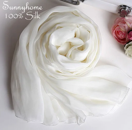 

100% silk pashmina foulard women brand luxury summer style muslim hijab scarf long Beidge designer brand silk shawls and scarves