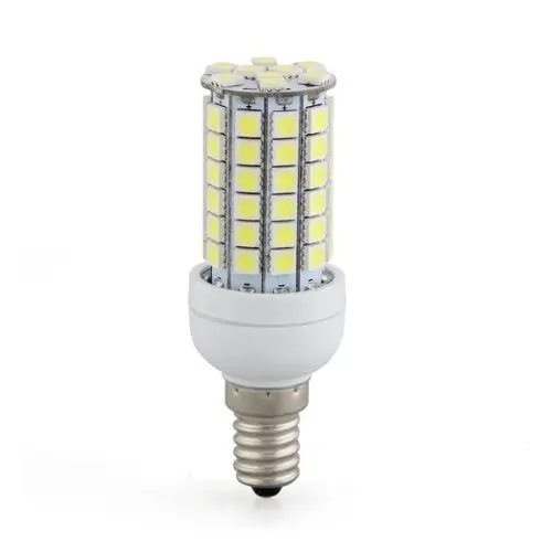 5 XE14 9W 69x5050SMD 630LM 6000-6500K натуральный белый свет СИД кукурузные лампочки с ампулой