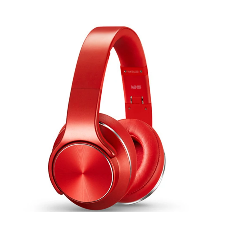 

MH5 Wireless Bluetooth Headset LED Active Noise Cancelling Headphone With NFC TF Card Radio Loudspeaker Function for PC & Mobile