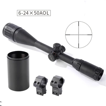 

Shooter Tactical ST 6-24x50AOE Rifle Scope For Hunting Shooting With Lens Cap PP1-0356