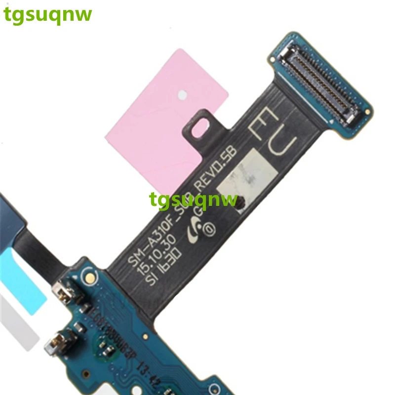 Зарядка через usb Порты и разъёмы шлейф для samsung Galaxy A3() A310F A310M USB Зарядное устройство Dock Connector Шлейф Запчасти