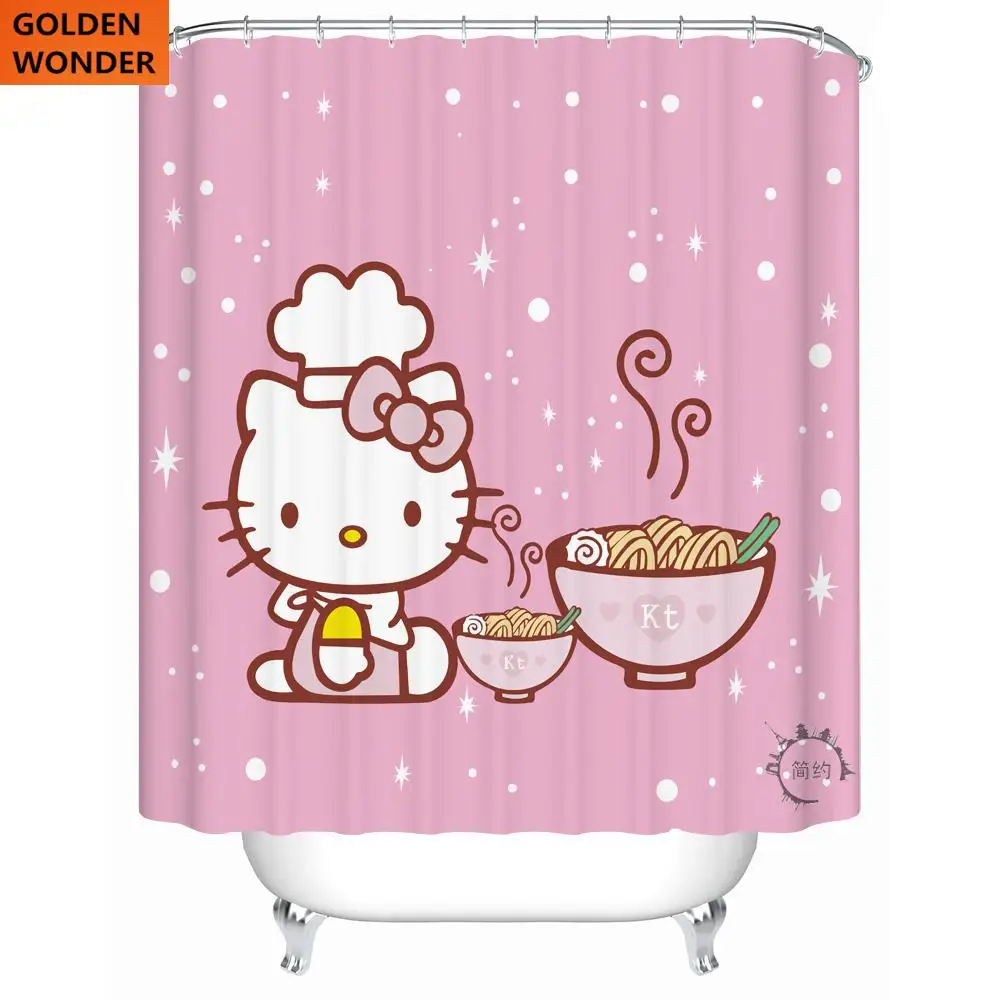 

Modern Fashion High Quality Cartoon Thick Polyester Waterproof Shower Curtain Bathroom Curtain Shower Curtains