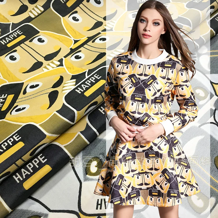 

Free shipping! New jacquard fashion fabric crisp dress jacket diy fabrics wholesale high quality jacquard cloth