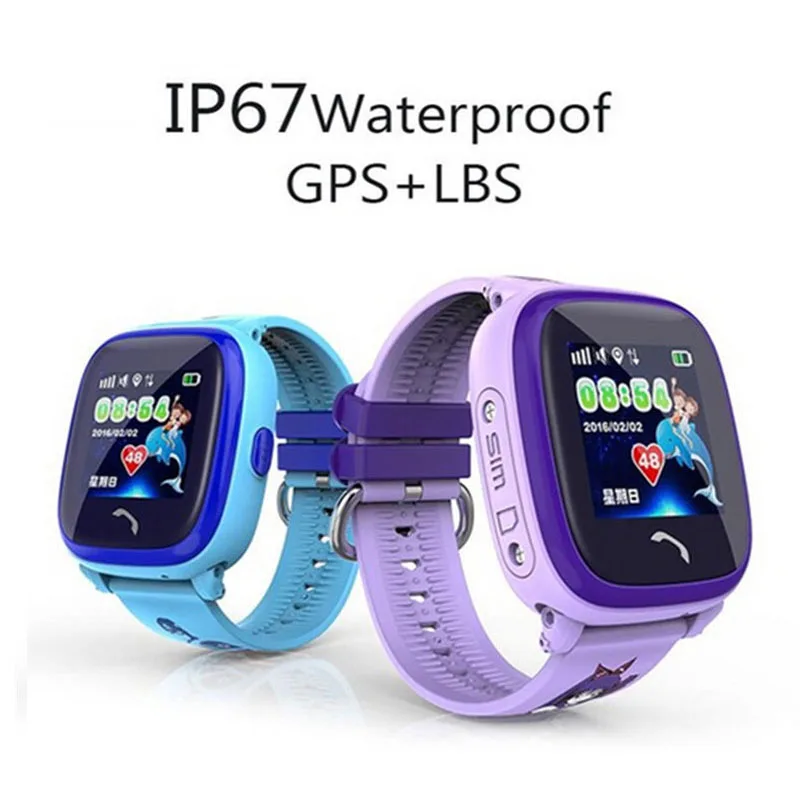 

Children Smart Watch GPS Activity Tracker Touch Screen SOS Call Waterproof Remote Control Support Multiple-language Kids Watches