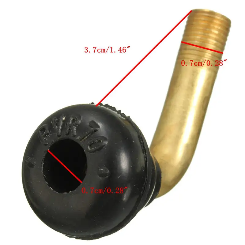 Youwinme 2pcs PVR70 Motorcycle Tire Valve Core Stems Caps For Brass