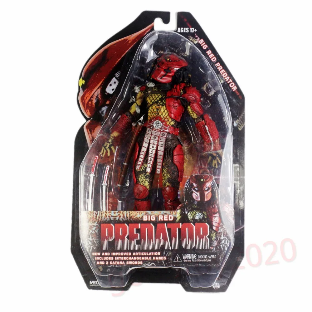 big red predator action figure