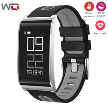 WQ N109 смарт-браслет IP67 водонепроницаемый спортивный умный Браслет мониторинг давления, кислорода в крови фитнес-трекер Smartband MSM напоминание