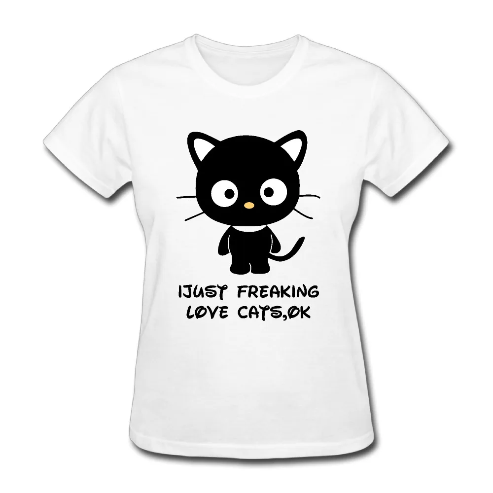 Funny Cat Lover Cute Kitty T Shirts women King Queen Mori Girl Tee shirts Femme Tumblr Casual