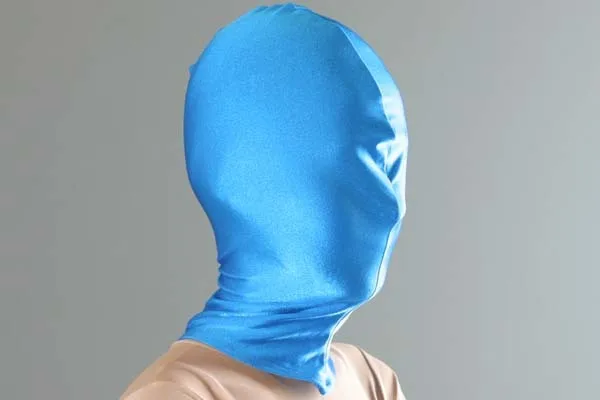 Classic Halloween Costumes Blue Lycra Spandex Head Hood Tights Unisex Fetish Zentai Suit Can Custom Colors