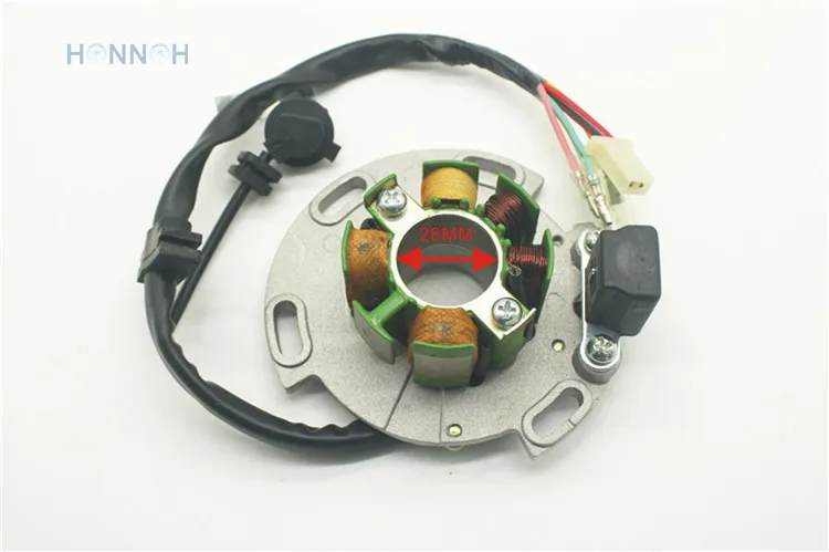 8 Катушек статор с магнитным ротором подходит для двигателя livan 150CC 140cc|magneto stator|8 coil
