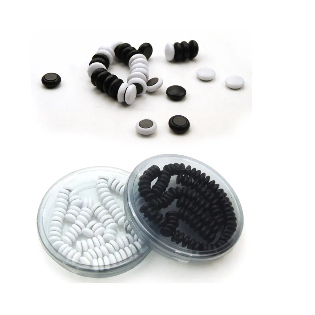 

Chinese Chess Go Game Set W/ 301 Magnetic Stones Goban Board Puzzle Game Kids Students Educational Toys