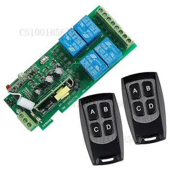 

AC85V 110V 220V RF 4CH Wide Voltage Multi-Function fr Wireless Remote Control Switch System