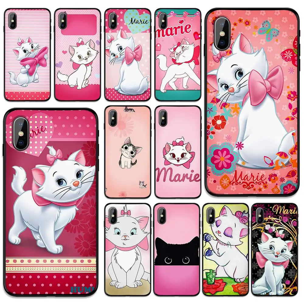 Мягкий чехол из ТПУ с рисунком Коты аристократы для Apple iPhone 6 6S 7 8 Plus 5 5S SE X XS MAX