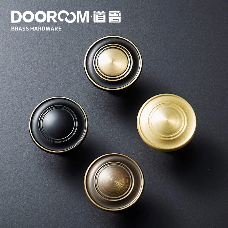 Латунные ручки Dooroom шкаф комод дверь ящик коробка для обуви мебельные простые
