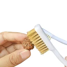 10 штук ручка латунная проволочная щетина щетка 6," Длина сталь латунь нейлон Чистка металлический для полировки щетка для удаления ржавчины