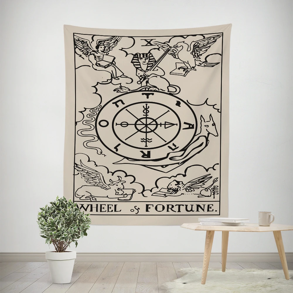 

love strength fortune hanging tapestries ouija ethnic home dorm room tapestry vintage european witchcraft tapiz decor tenture