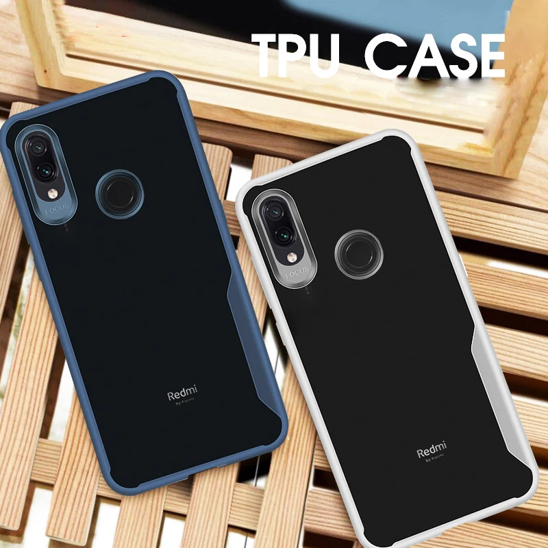 

Soft Rubber Phone Case For Xiaomi Redmi Note 7 5 6 Pro Transparent TPU Cover For Xiaomi Mi 9 A2 Lite Mi9 Shockproof Coque Fundas