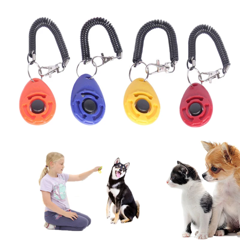 Dog Training Clickers with Wrist Rope Pets Dogs Trainer Cats Sound