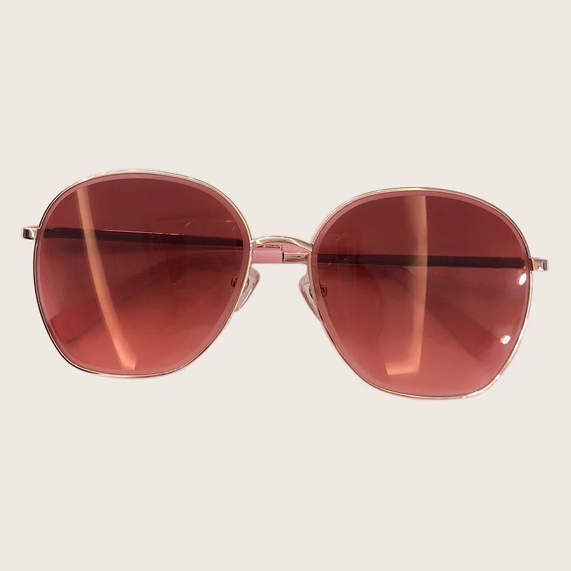 Роскошные круглые солнцезащитные очки Для женщин брендовые дизайнерские солнцезащитные очки «кошачий глаз» металлическая оправа ретро солнцезащитные очки с зеркальными стеклами, женские солнцезащитные очки, очки UV400