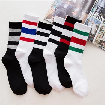 

Mens Novelty Stripe Pattern Funny Hot Hip Hop Soft Cotton Skateboard Socks