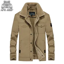Теплые зимние осенние новые мужские парки армейские военные карго винтажные повседневные мужские куртки-бомберы верхняя одежда AFS JEEP Брендовые пальто