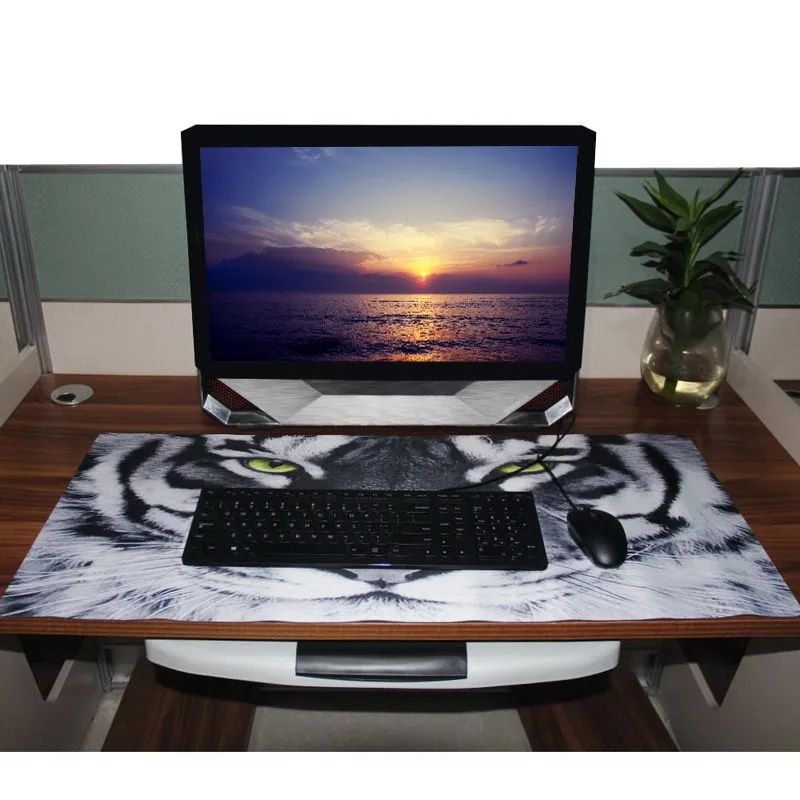  Animal Rubber Non-Slip Mouse Pad XXL 900 x 400 mm Desk Mat Desktop Keyboard Pads For cs go LOL Dota