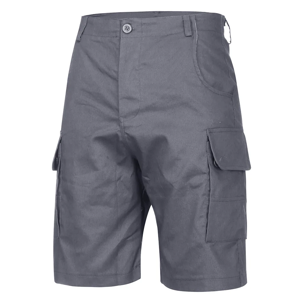Мужские шорты-карго больших размеров Лето года с несколькими карманами модные повседневные мужские шорты для фитнеса летние бермуды Masculino