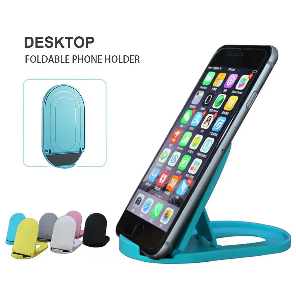

Portable Foldable Desktop Cell Phone Holder Adjustable Universal Multi-Angle Cradle for Tablet iPad Stand Rack