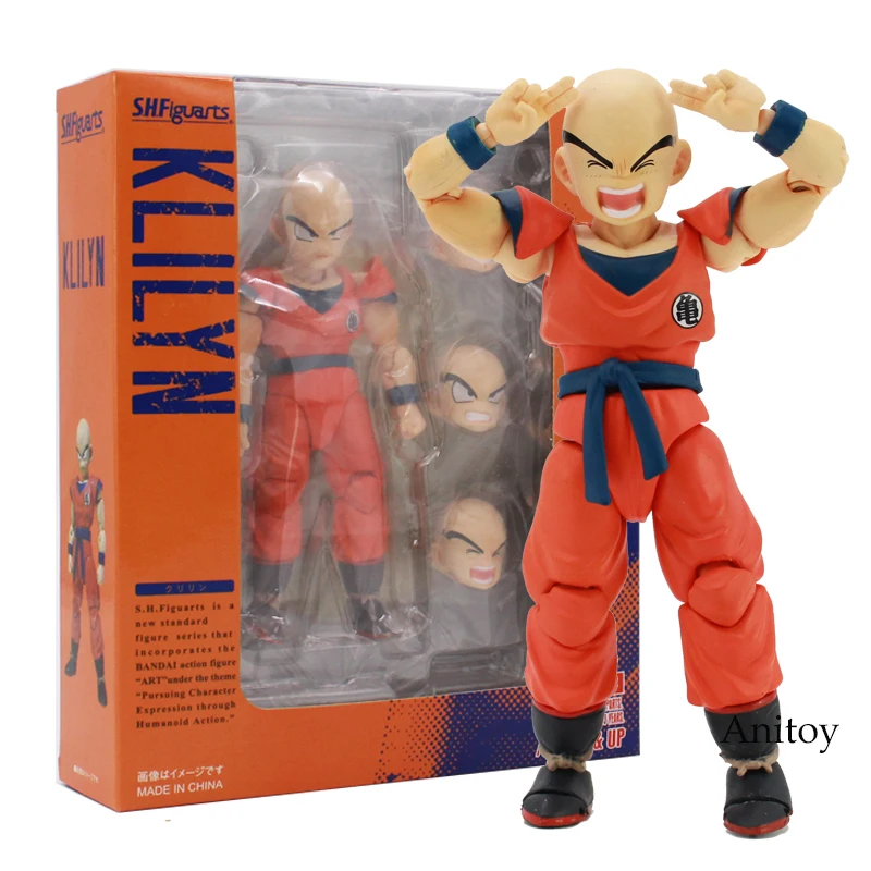 

SHF Dragon Ball Z Klilyn Krillin PVC Action Figure Collectible Model Toy 12cm