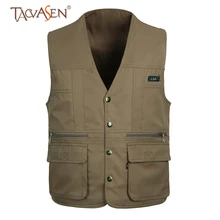 TACVASEN военный жилет, Осенний жилет для улицы, мужской жилет для фотографа, туристический жилет для кемпинга, много карманов, охотничьи жилеты для охлаждения