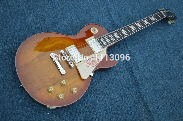 Best price at $205 Cheap Electric guitar free shipping electric guitar+maple flame+lp standard guitar+electric guitar