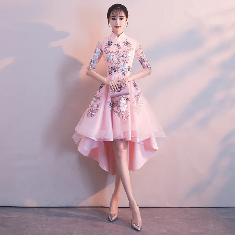 pink qipao