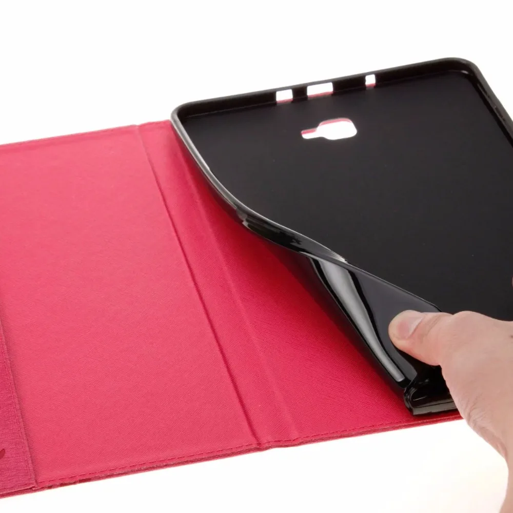 С Рисунком бабочки из искусственной кожи чехол для Samsung Galaxy Tab A A6 10,1 P580 P585 чехол Tab A 10,1 P580 P585 с S Pen