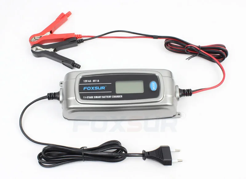 FOXSUR 12 V 4A 6 V 1A 11-сценический умный Батарея Зарядное устройство, 6 V 12 V гель AGM влажный автомобильный Батарея Зарядное устройство с ЖК-дисплей ди... FOXSUR 12 V 4A 6 V 1A 11-сценический умный Батарея Зарядное устройство, 6 V 12 V гель AGM влажный автомобильный Батарея Зарядное устройство с ЖК-дисплей ди...