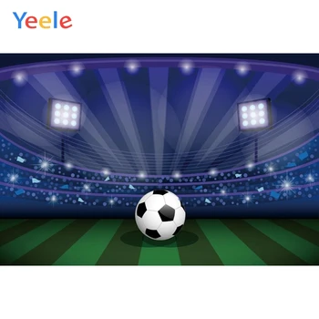 

Yeele Football Games Scene Flash Lights Stadium Stage Portrait Photography Backdrops Photographic Backgrounds For Photo Studio