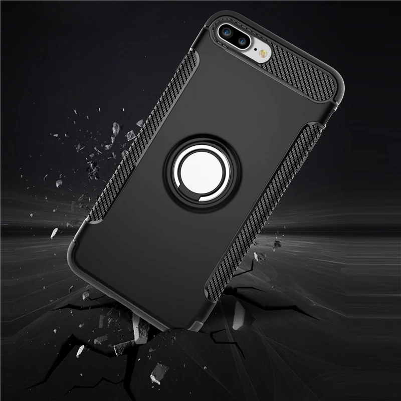 Роскошные противоударные Чехлы для iPhone X XS 11 Pro MAX XR 7 6 6s Plus 5 5S 8 8Plus металлический