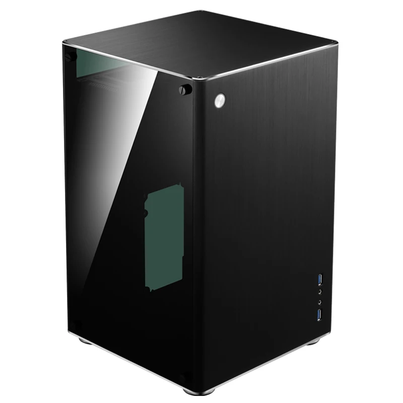 Jonsbo VR1 computer case aluminum double side Tempered glass through