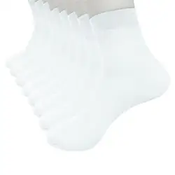 Носки; женские носки для женщин; Сезон Зима; 8 пар; носки из бамбукового волокна; женские повседневные однотонные носки длиной по щиколотку;